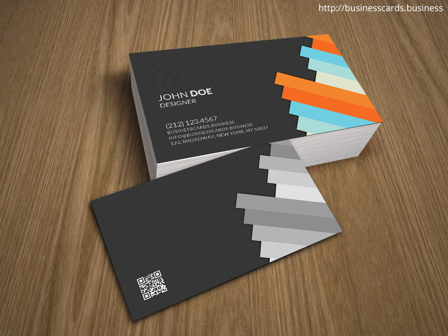 Round Corner Business Cards UV on 4-color side(s) 